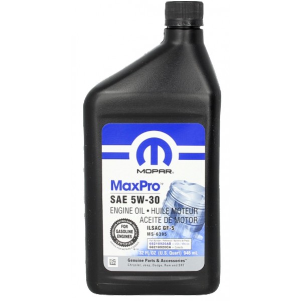 MaxPro  5W-30 (946 мл) 68218920AB