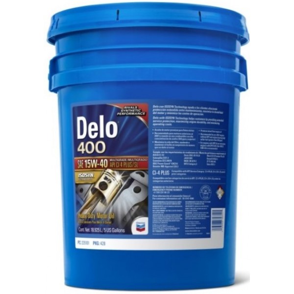 DELO 400 MGX 15W-40 (18.9 л)